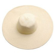 Womens Ivory Hat - Click Image to Close